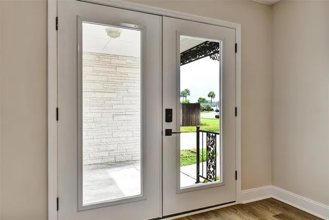 a view of an entryway