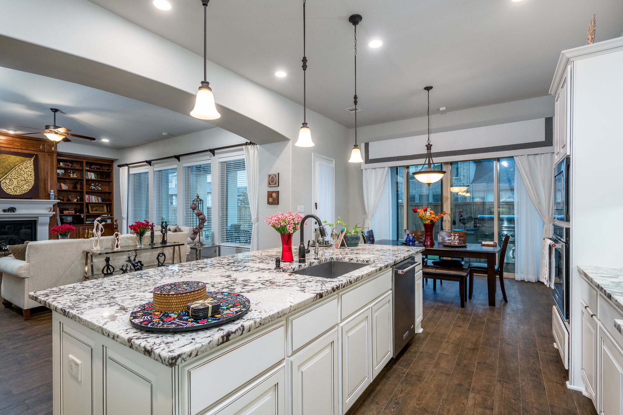 10410 Southern Hawker Conroe, TX 77385 - Photo 31 of 47 Kitchen View to Breakfast Area