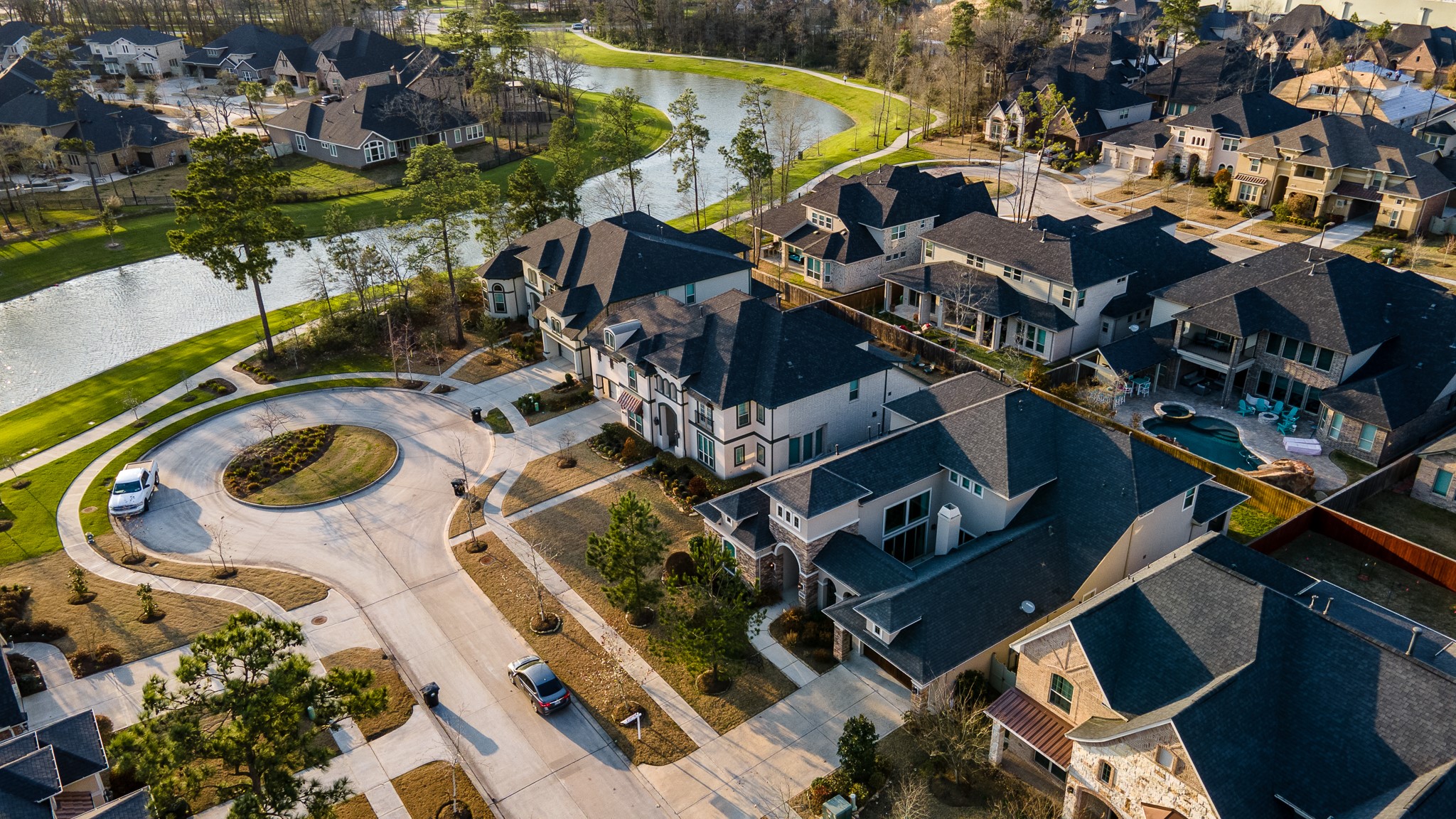 10410 Southern Hawker Conroe, TX 77385 - Photo 42 of 47 Aerial View of the street 2