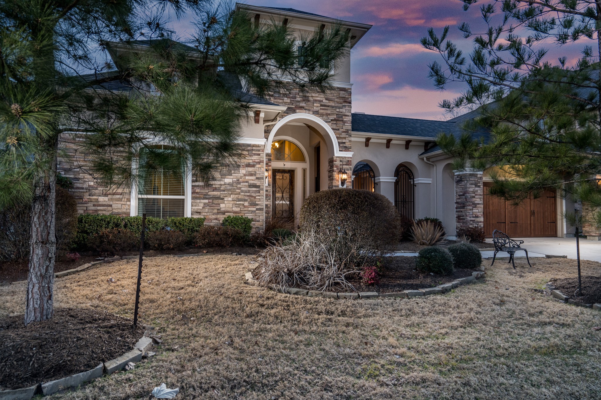 10410 Southern Hawker Conroe, TX 77385 - Photo 45 of 47 Sunset Front View