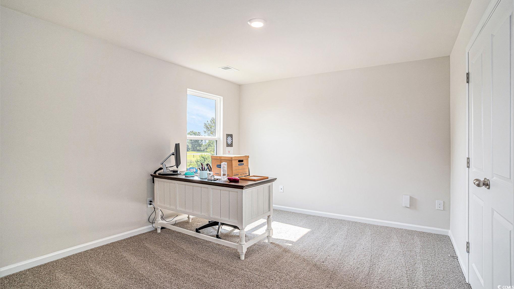 183 Pampa Drive Loris, SC 29569 - Photo 17 of 22 Office with light colored carpet and recessed lighting