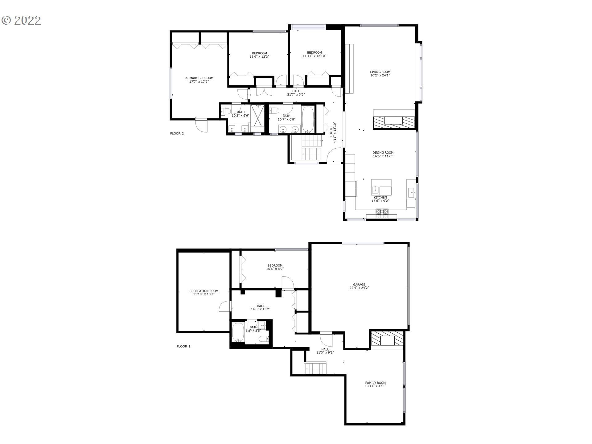 3808 Southwest Jerald Way Portland, OR 97221 - Photo 32 of 32 Floor Plan
