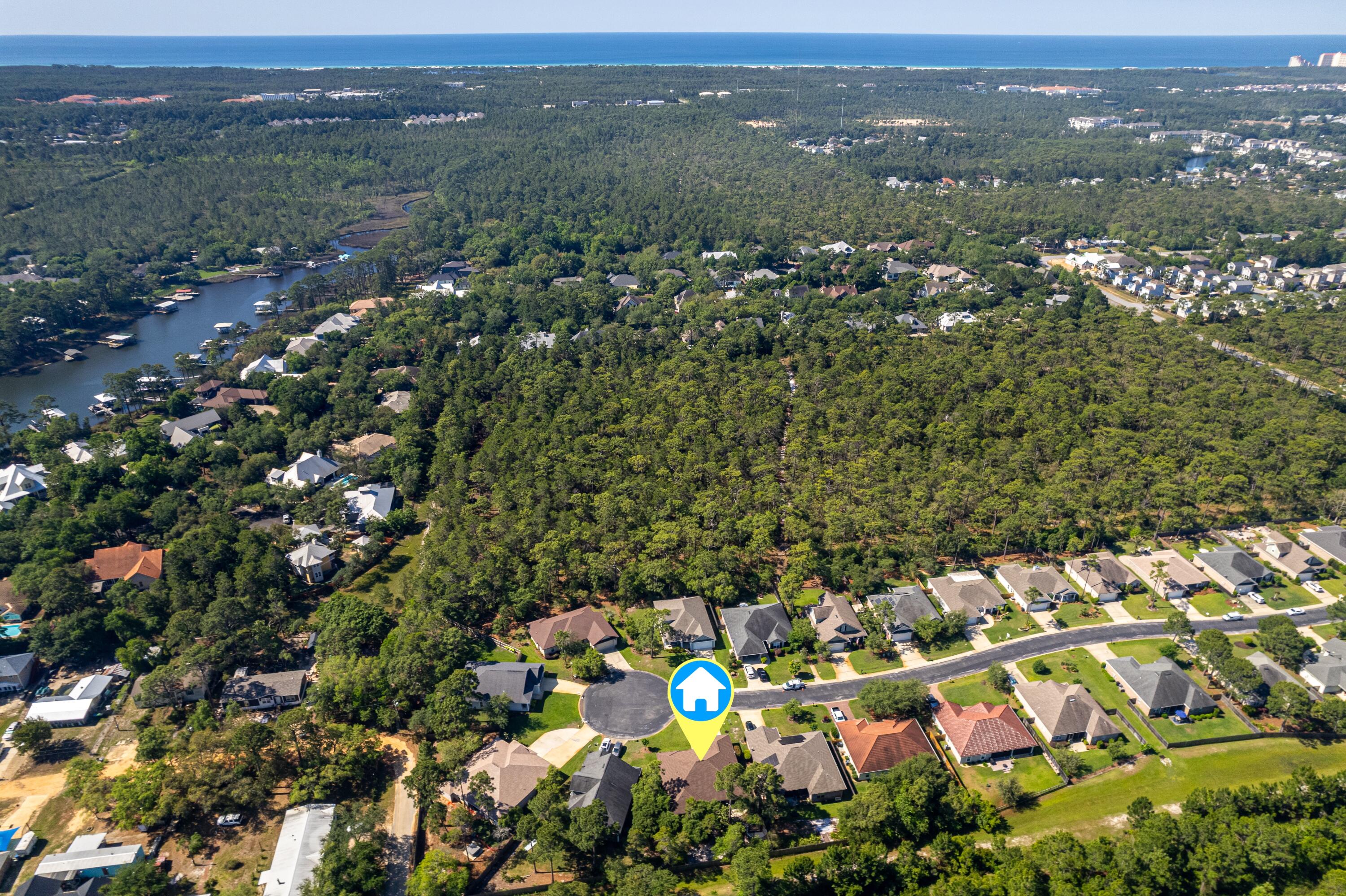 209 Forest Park Drive Santa Rosa Beach, FL 32459 - Photo 48 of 49 an aerial view of multiple house