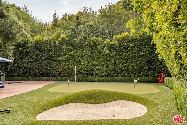 a car parked in a garage