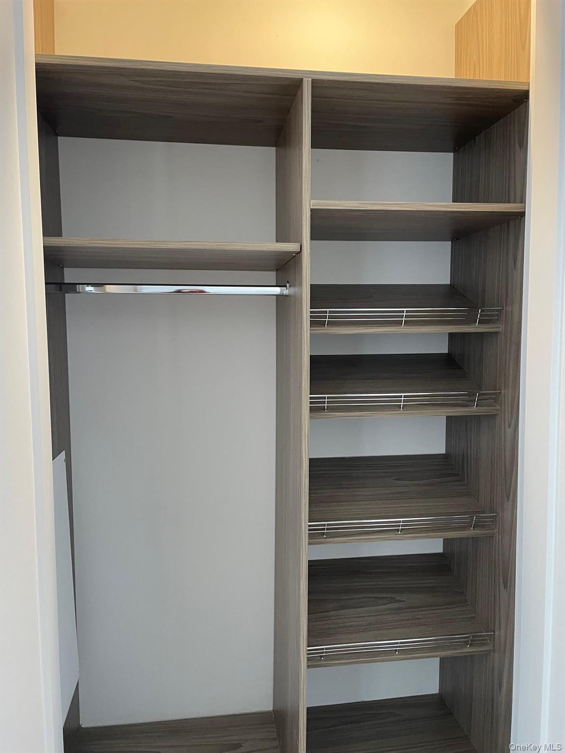 19-14 21st Road, Unit 2A Queens, NY 11105 - Photo 9 of 19 a view of walk in closet with empty racks