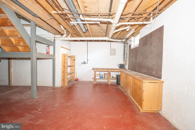 a view of an empty room