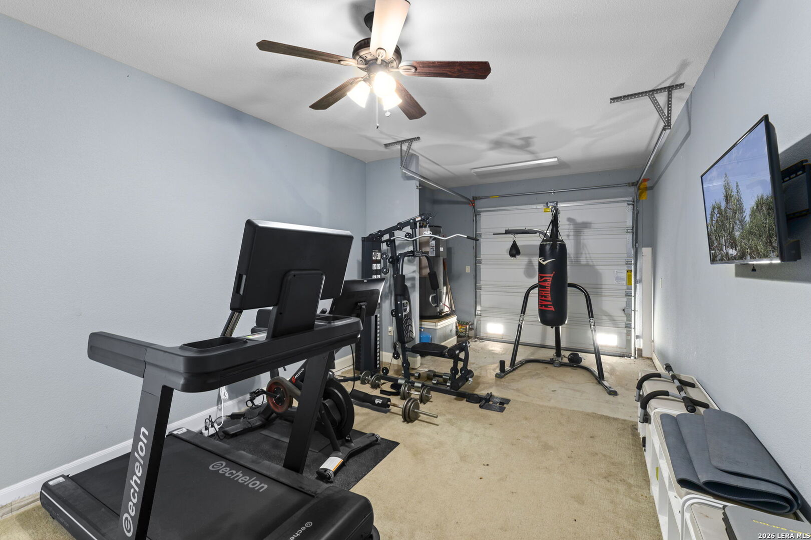 786 Shepherd's Crook Helotes, TX 78023 - Photo 32 of 36 a view of a room with gym equipment