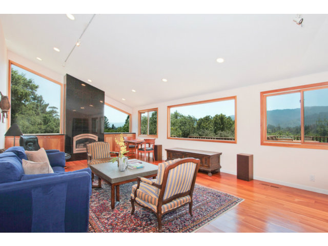 188 Alta Mesa Road Woodside, CA 94062 - Photo 3 of 25 a outdoor living space with furniture and garden view