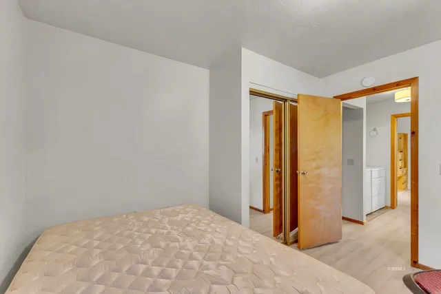 a front view of a house with patio