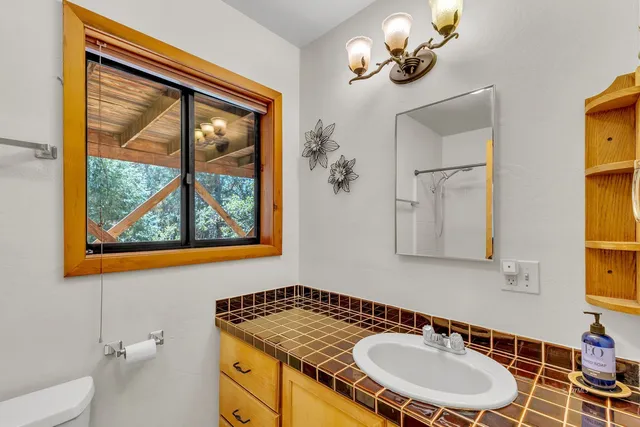 front view of a house with a street