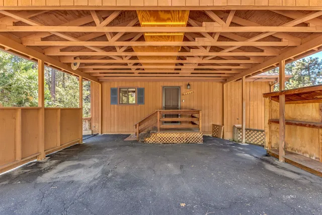 a view of a bathroom with a shower