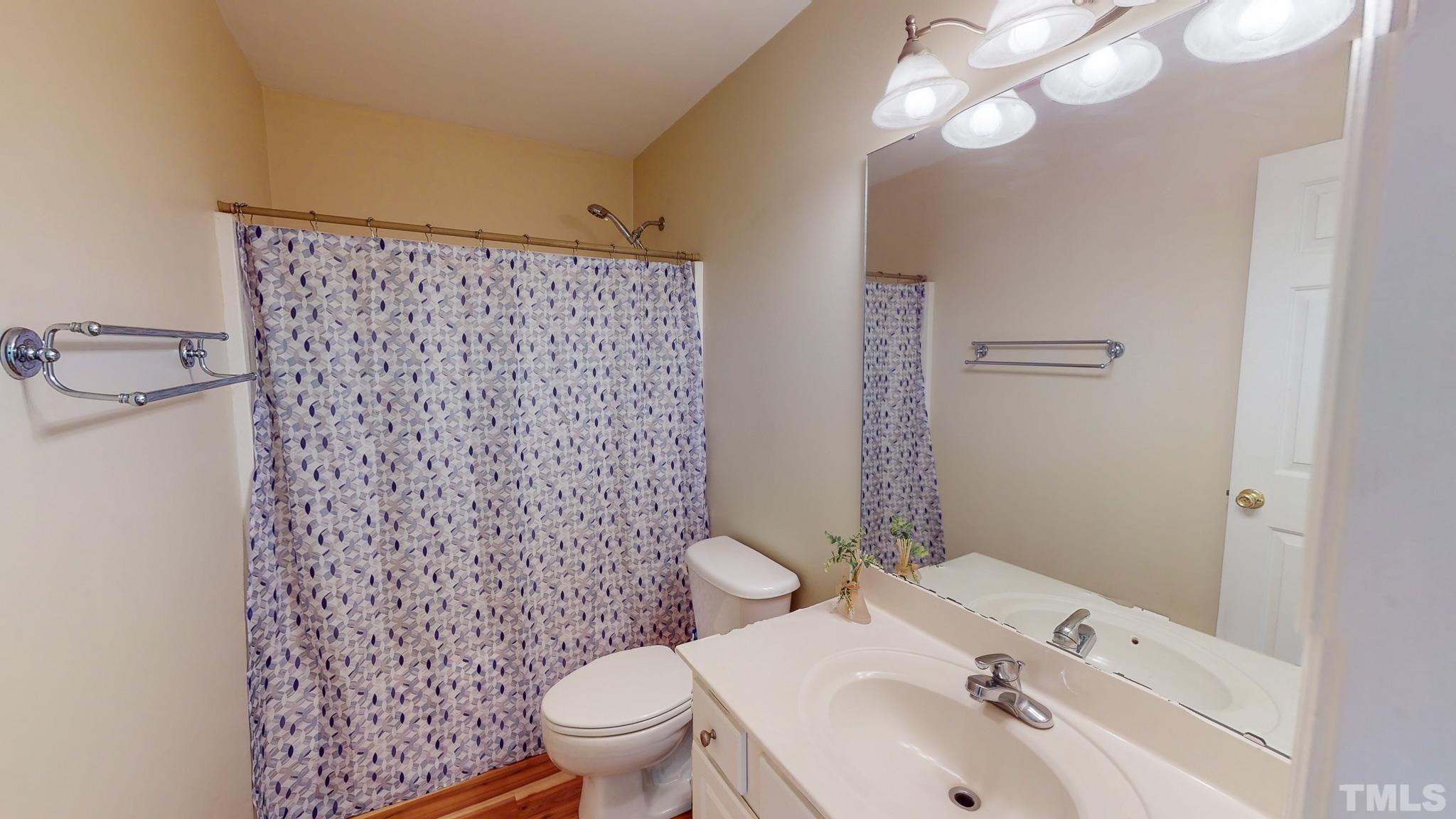 159 Punch Hill Farm Road Rougemont, NC 27572 - Photo 39 of 43 a bathroom with a sink toilet and shower