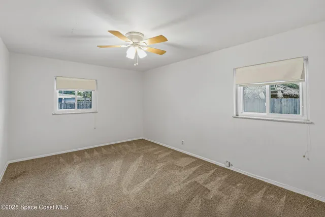 a view of a tree with yard in front of it