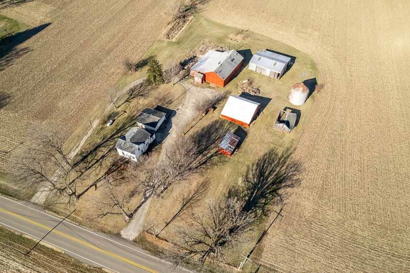 9202 Town Hall Road Belvidere, IL 61008 - Photo 4 of 39 an aerial view of a house with a yard
