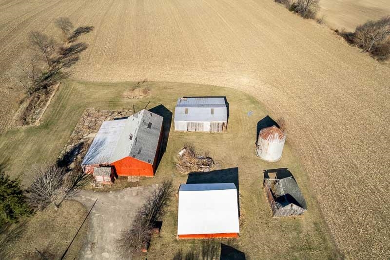 9202 Town Hall Road Belvidere, IL 61008 - Photo 9 of 39 an aerial view of a house with a swimming pool