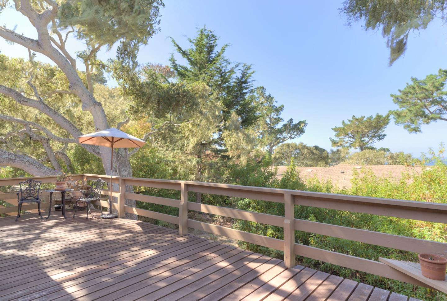 3084 Sloat Road Pebble Beach, CA 93953 - Photo 33 of 38 a view of outdoor space with deck and outdoor seating