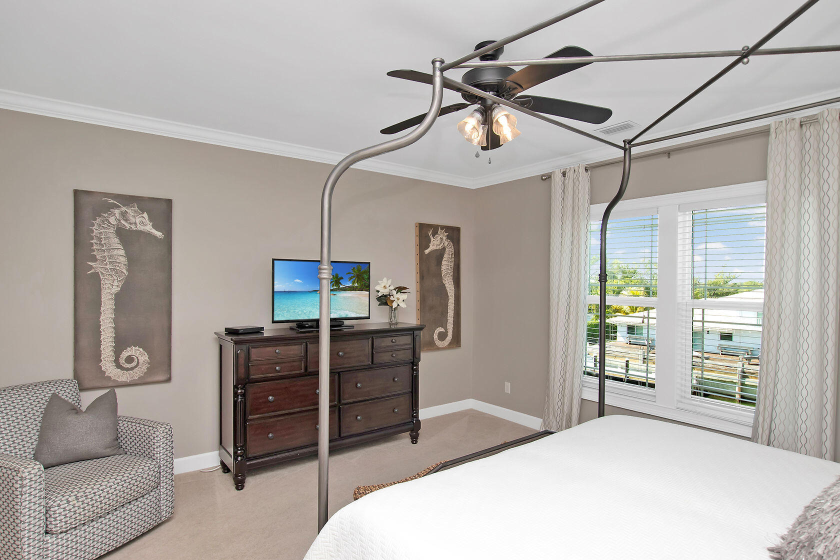 237 Sombrero Beach Road, Unit 1 Marathon, FL 33050 - Photo 38 of 55 Upstairs Master Bedroom