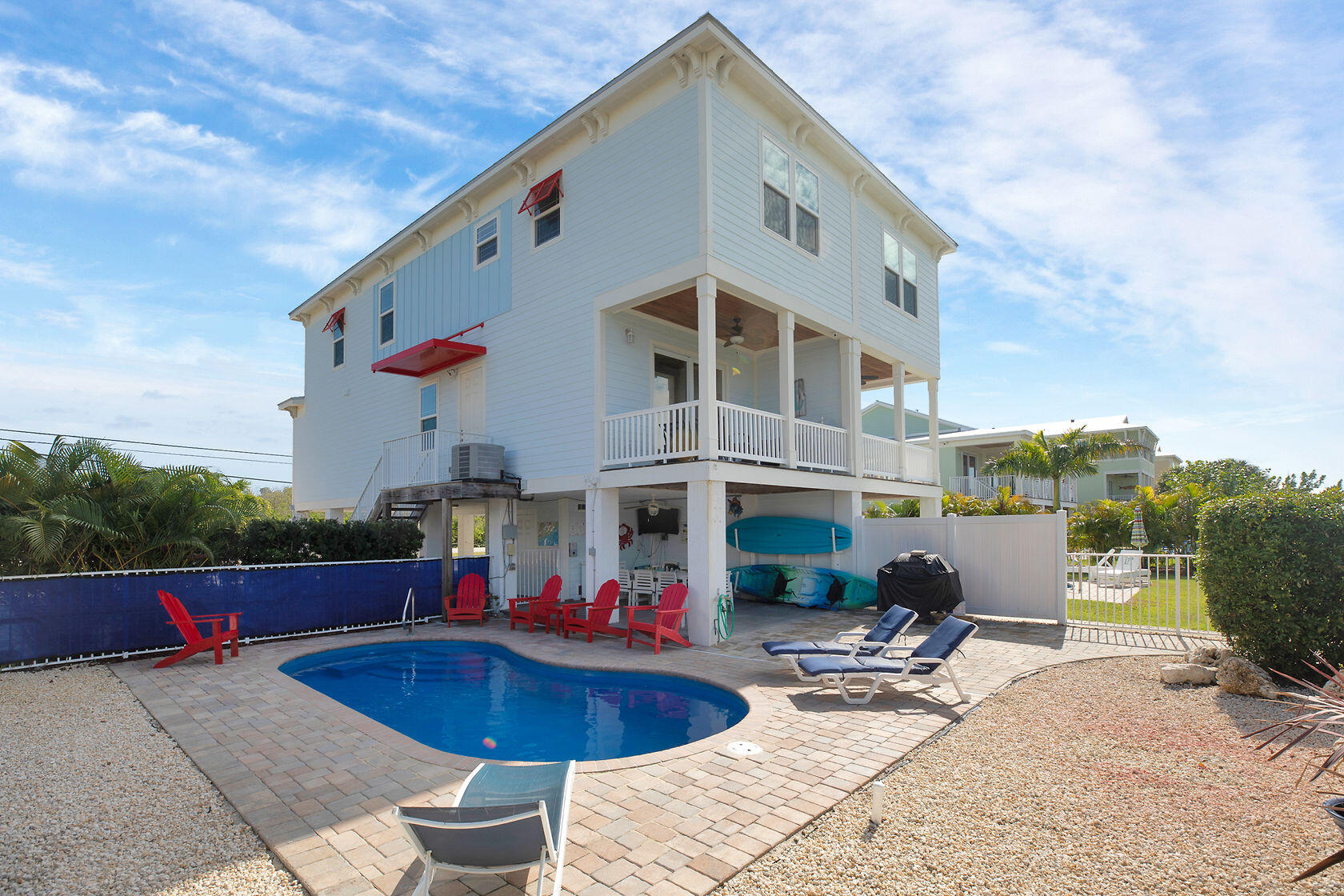 237 Sombrero Beach Road, Unit 1 Marathon, FL 33050 - Photo 44 of 55 Backyard with Pool