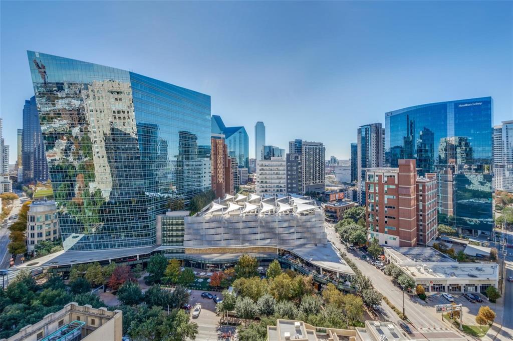 2555 North Pearl Street, Unit 1402 Dallas, TX 75201 - Photo 20 of 25 a view of a city with tall buildings