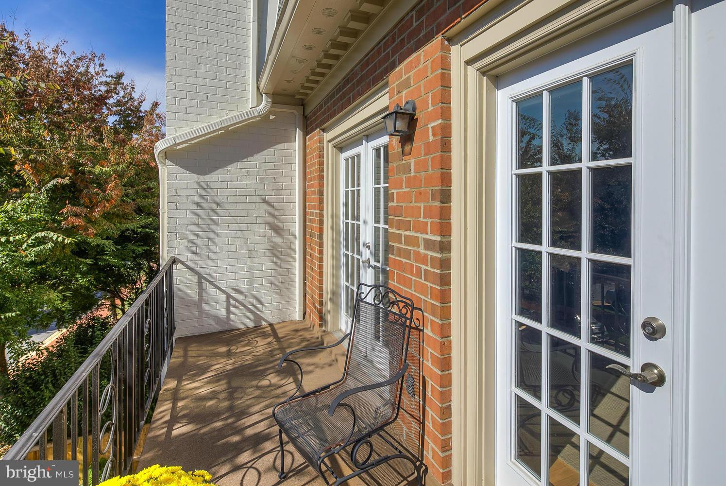 3281 Sutton Place Northwest, Unit B Washington, DC 20016 - Photo 24 of 29 Exterior (Rear) Balcony