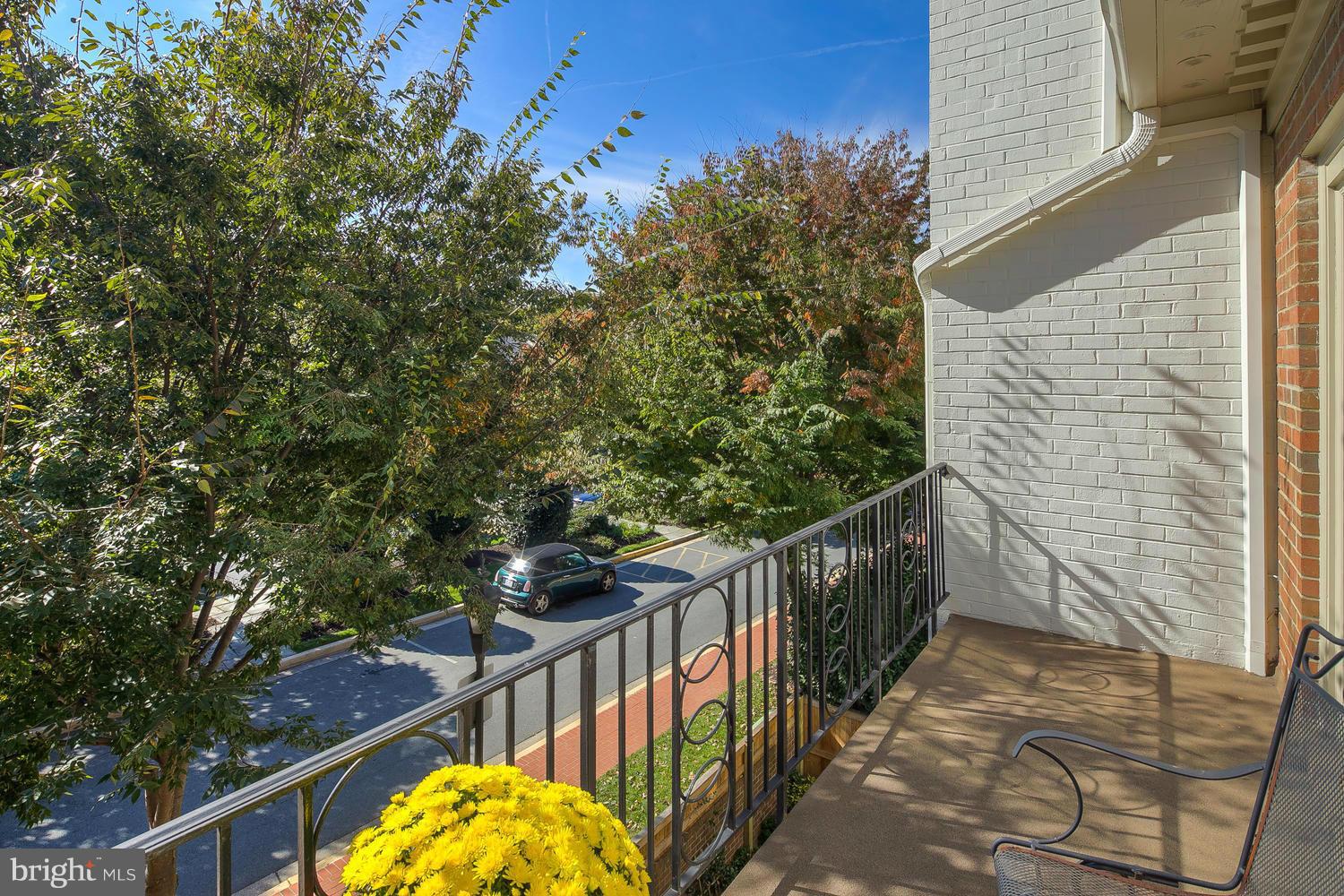 3281 Sutton Place Northwest, Unit B Washington, DC 20016 - Photo 26 of 29 Exterior (Rear) Balcony