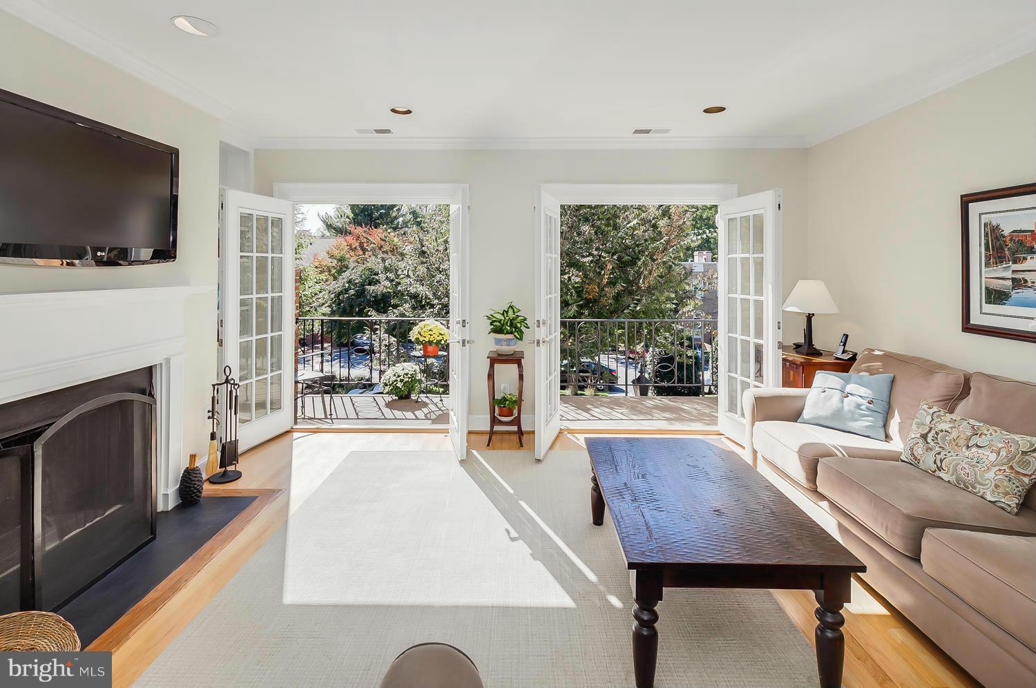 3281 Sutton Place Northwest, Unit B Washington, DC 20016 - Photo 4 of 29 Beautiful French Doors