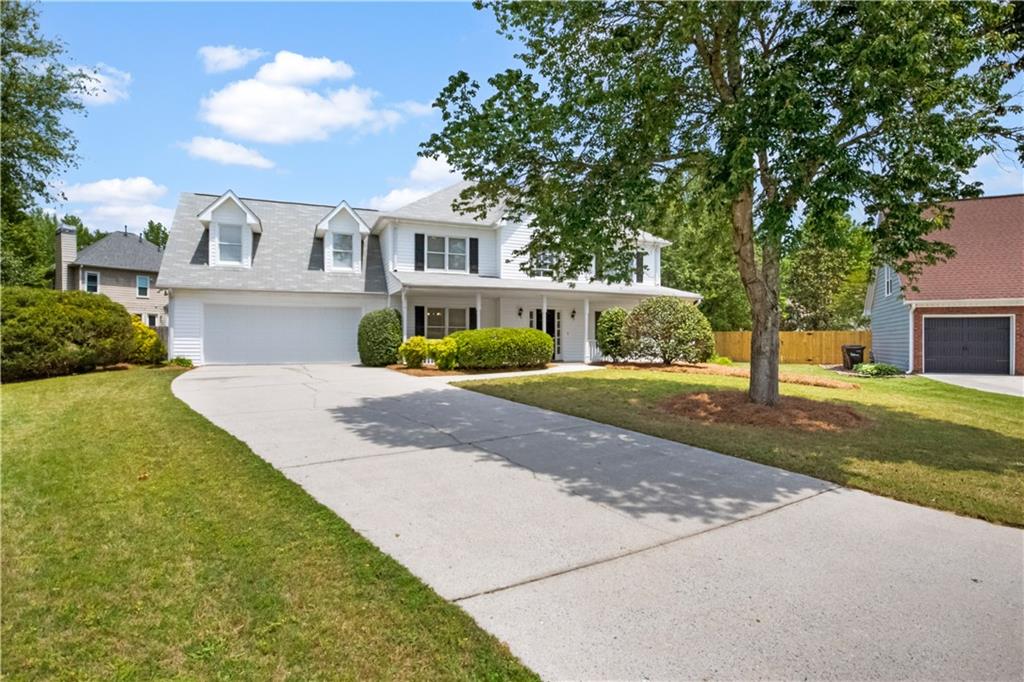 3425 Buffington Way Powder Springs, GA 30127 - Photo 1 of 1 a front view of a house with a yard