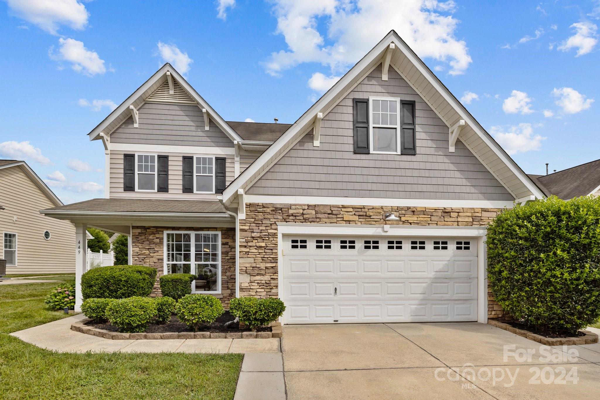 449 Silver Cypress Lane Fort Mill, SC 29708 - Photo 2 of 42 a view of a house with a yard