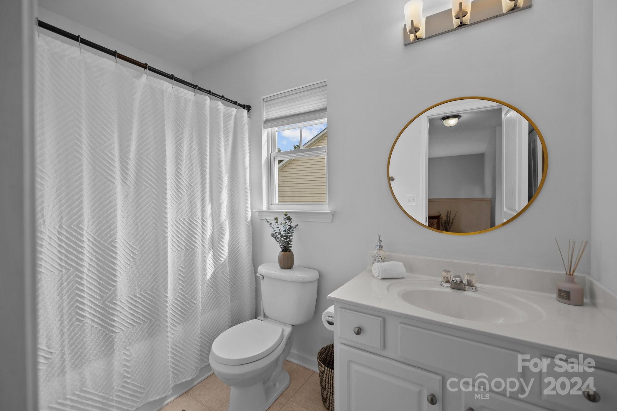 449 Silver Cypress Lane Fort Mill, SC 29708 - Photo 29 of 42 a bathroom with a toilet a sink and a mirror