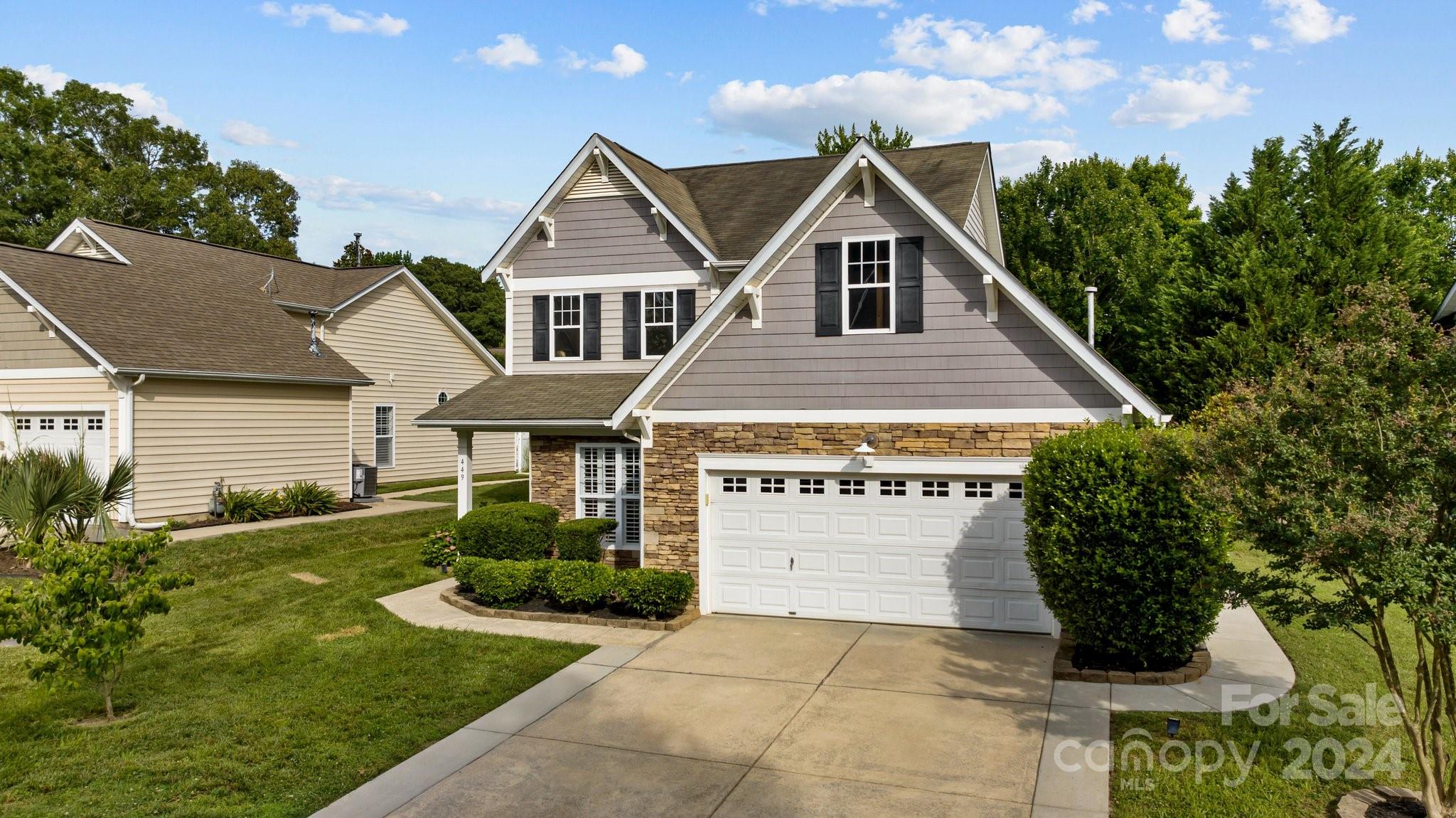 449 Silver Cypress Lane Fort Mill, SC 29708 - Photo 38 of 42 a view of a house with a yard