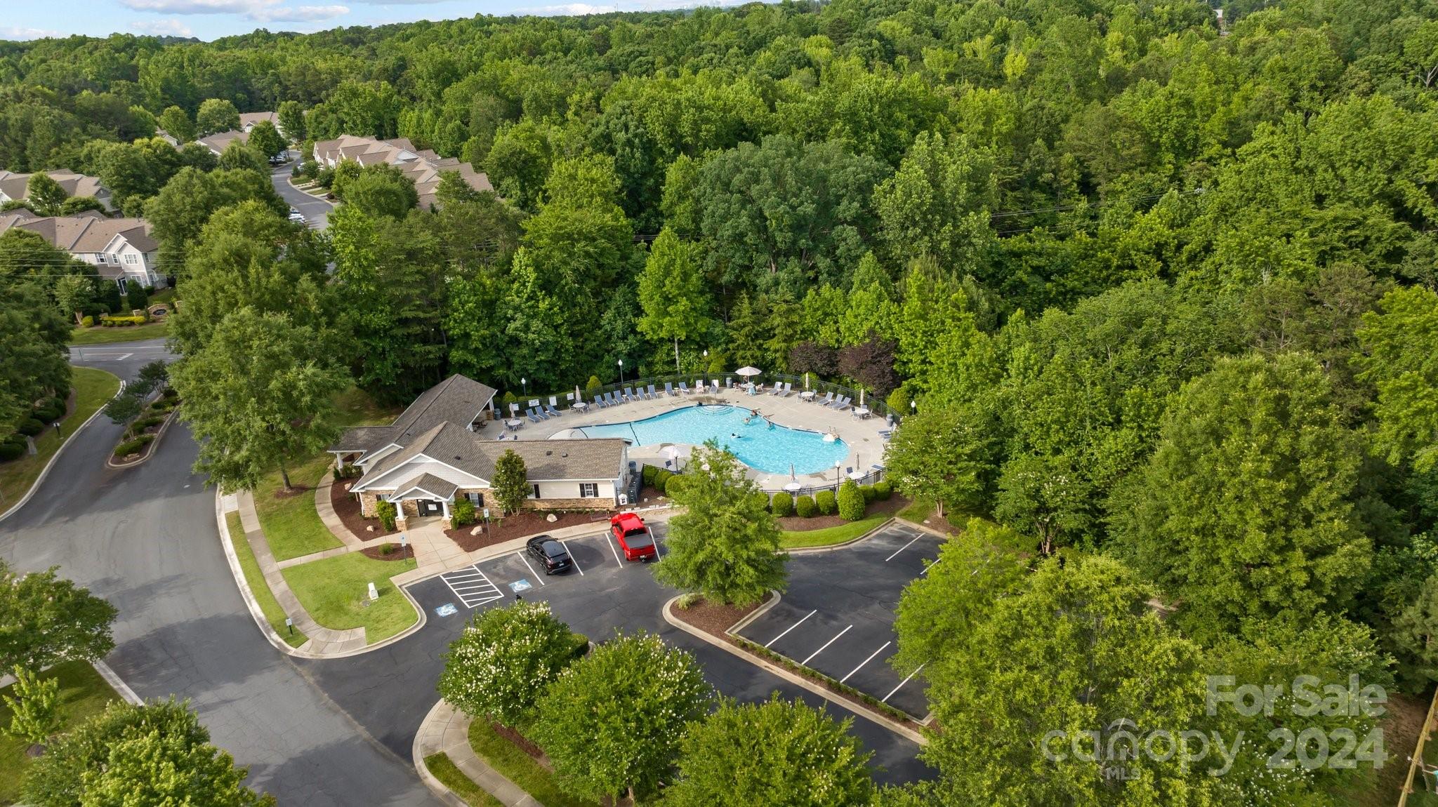 449 Silver Cypress Lane Fort Mill, SC 29708 - Photo 42 of 42 an aerial view of a house with a garden