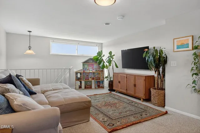 a view of a terrace with yard