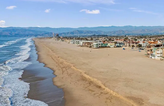 a view of an ocean beach