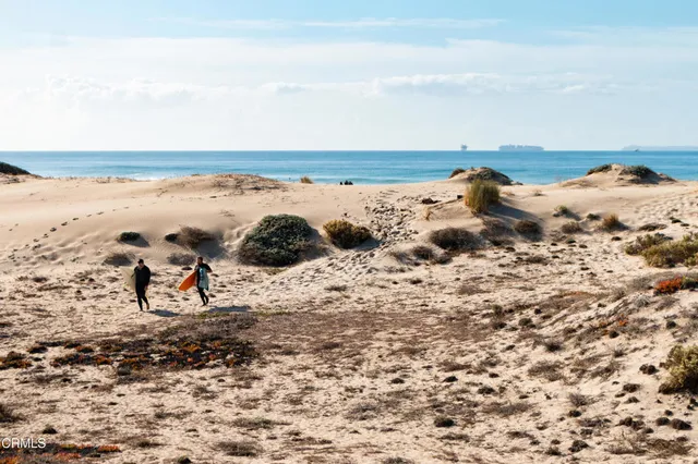 a view of an ocean beach