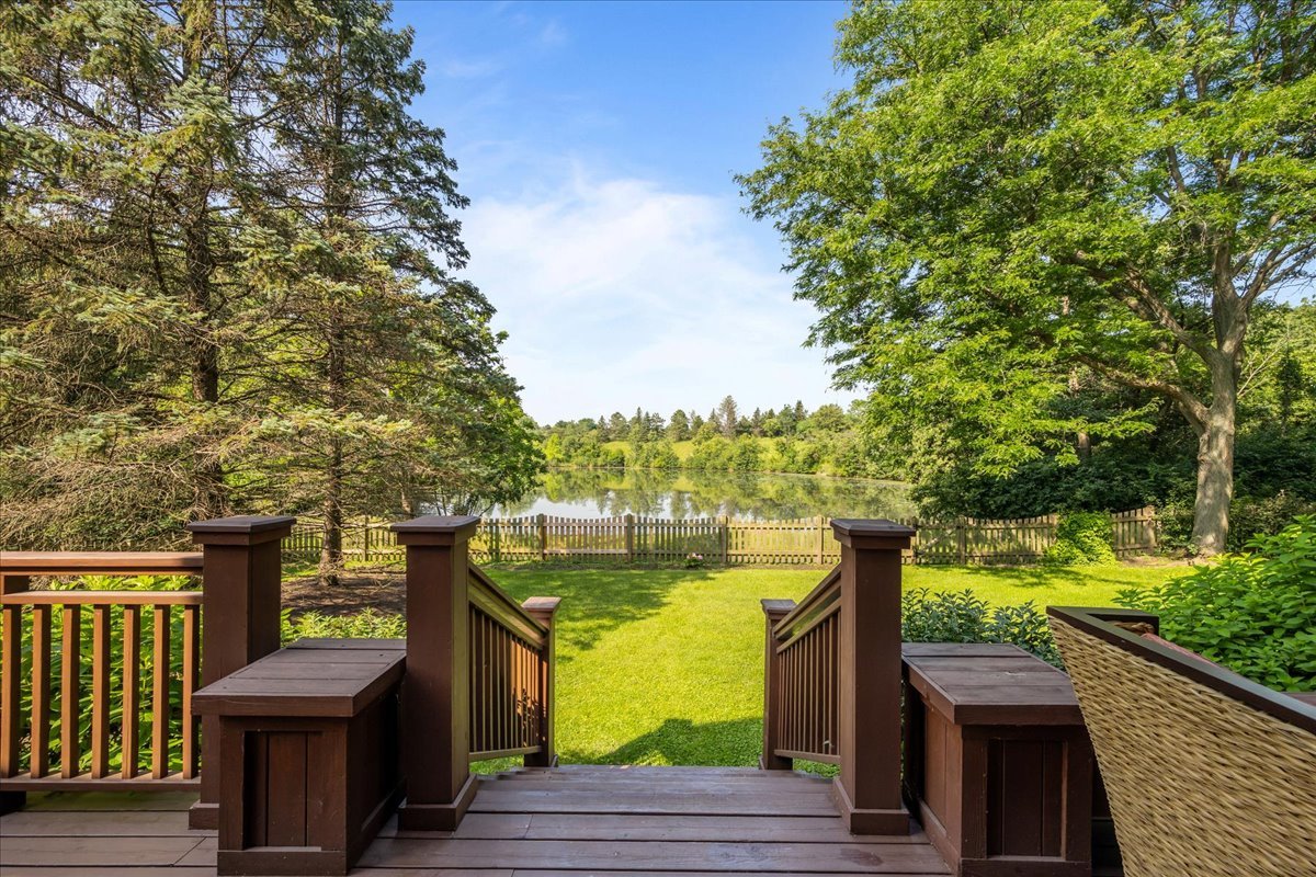 510 Buena Road Lake Forest, IL 60045 - Photo 31 of 40 a view of a deck with chairs next to a yard