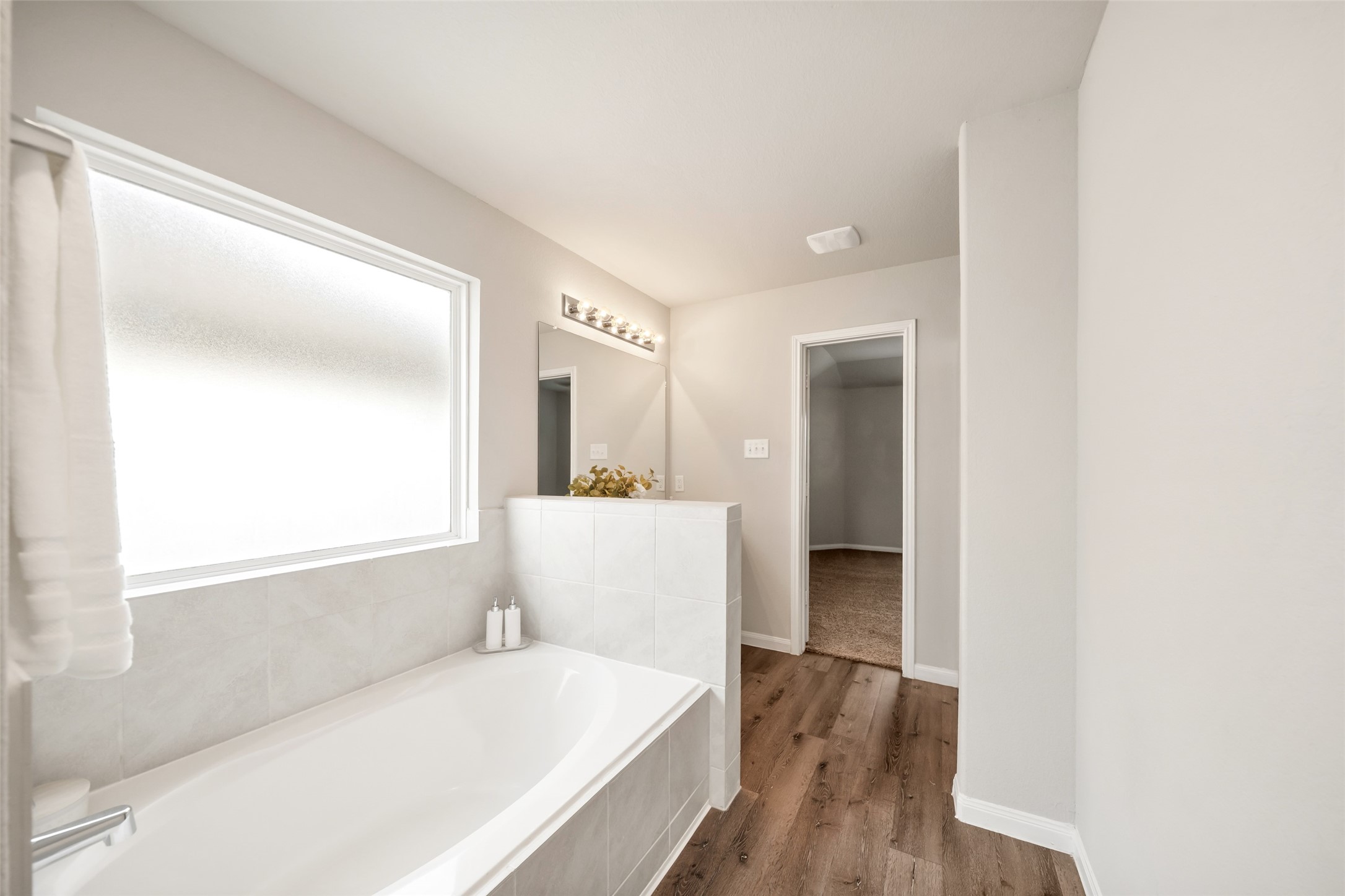 3628 Cub Drive Conroe, TX 77301 - Photo 22 of 32 ...AND generously sized soaking tub....perfect for unwinding in after a long day.
