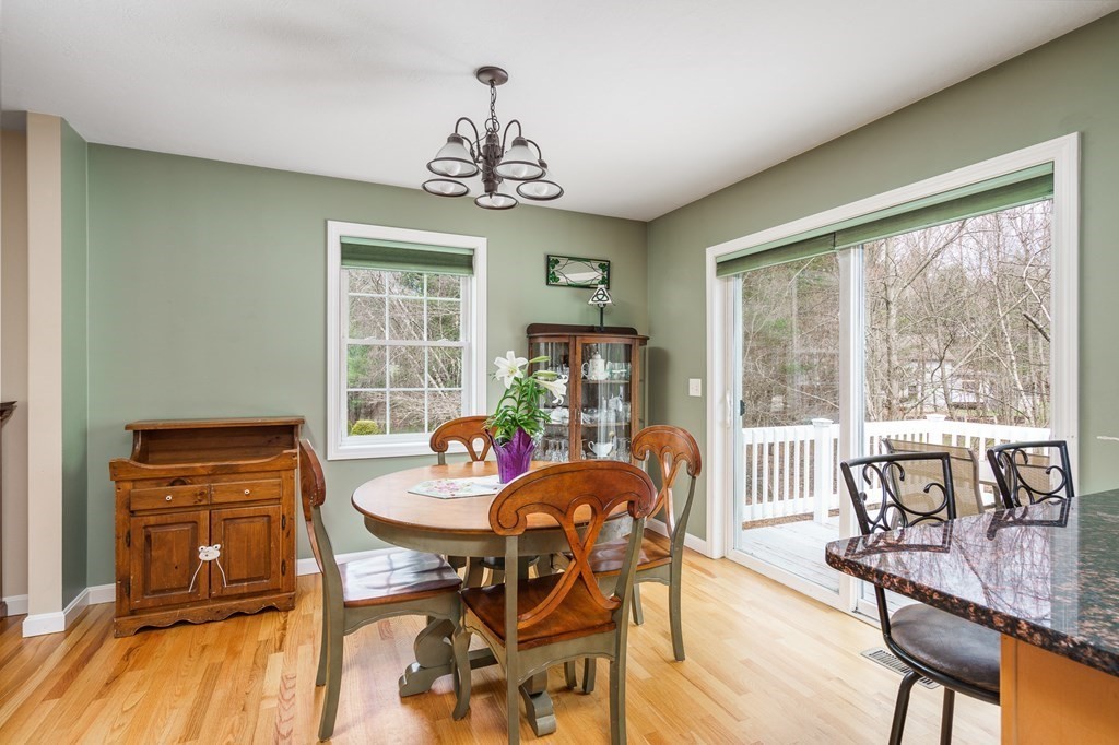 195 Brickyard Road Southampton, MA 01073 - Photo 18 of 42 a view of a dining room with furniture window and outside view