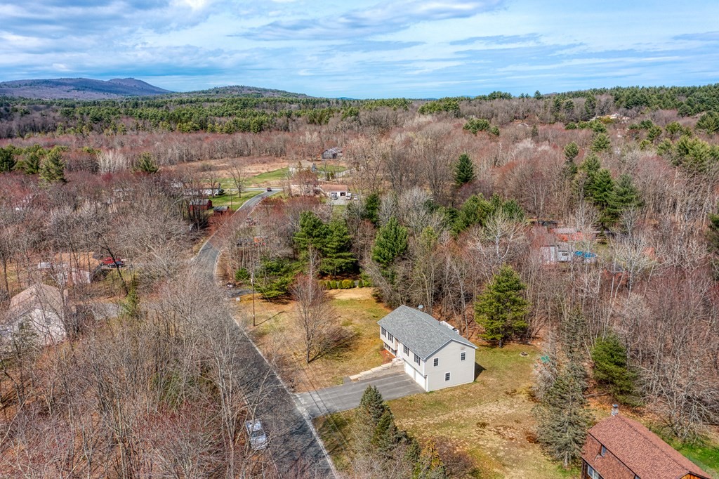 195 Brickyard Road Southampton, MA 01073 - Photo 41 of 42 an aerial view of a house with a yard
