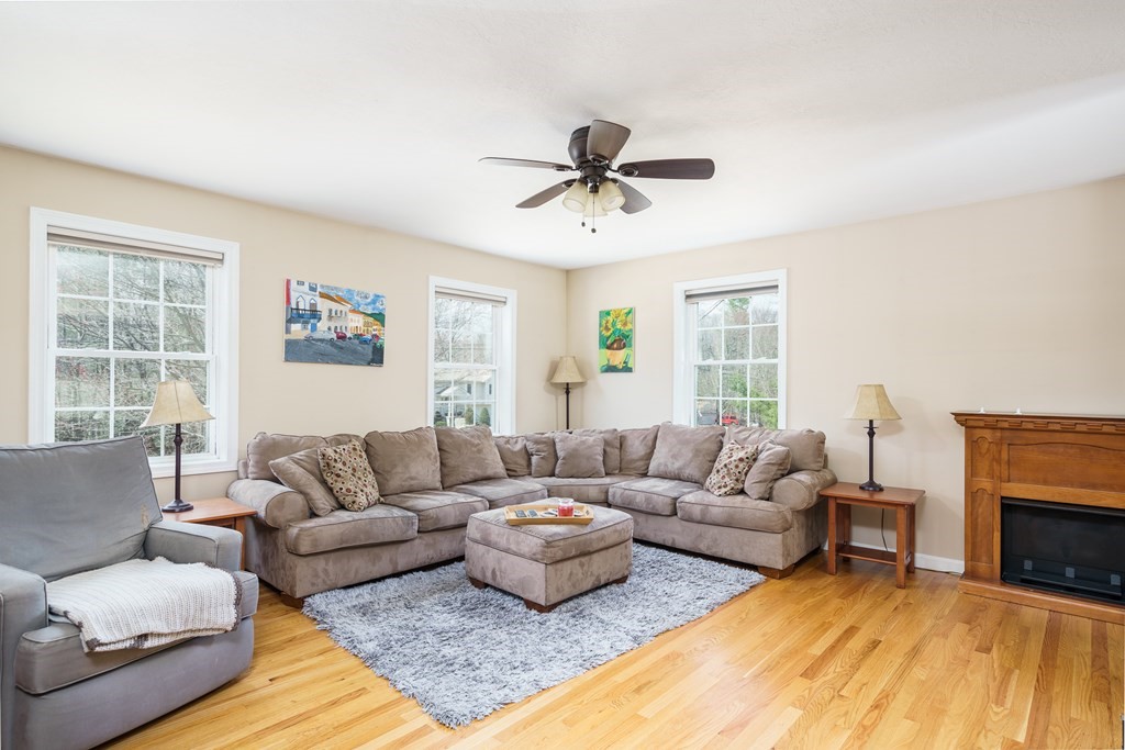 195 Brickyard Road Southampton, MA 01073 - Photo 7 of 42 a living room with furniture and a fireplace