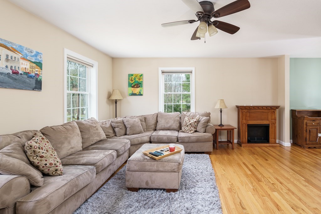 195 Brickyard Road Southampton, MA 01073 - Photo 9 of 42 a living room with furniture and a fireplace