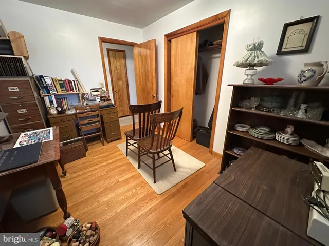 a gym room with lots of gym equipment