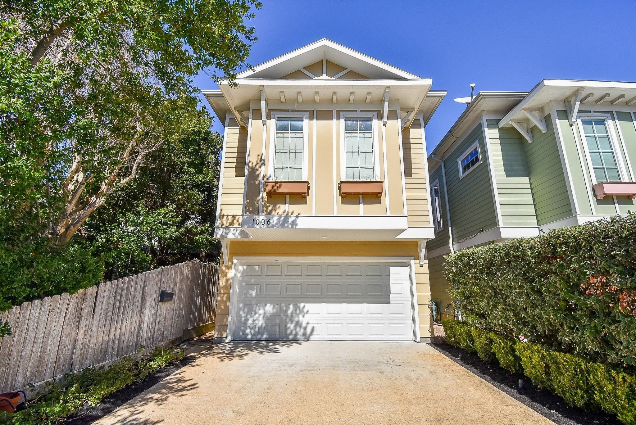 1036 Kern Street Houston, TX 77009 - Photo 1 of 47 Beautiful 3 bedroom, 3.5 bath home in Houston Heights stands out (and ABOVE) the crowd. If you've grown weary of all the builder grade spec homes that look very much the same, then add 1036 Kern St to your "Must See!" list. Your private, double-wide driveway leads to your spacious 2-car garage with epoxy floor coating.