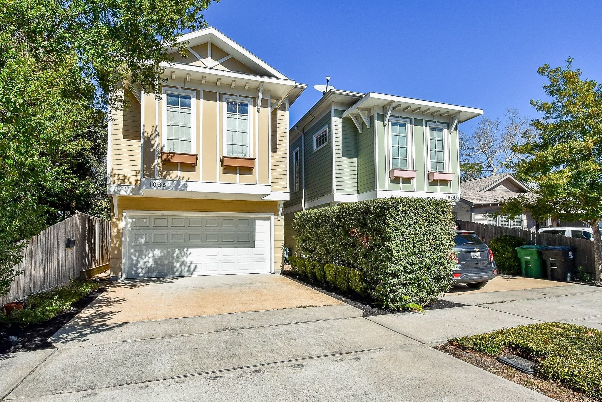 1036 Kern Street Houston, TX 77009 - Photo 47 of 47 One last look at the front exterior of 1036 Kern St. Great location (right off Norhill Blvd), and about 400 yards from the esteemed Houston Fire Station #15! While the exterior of the home is virtually maintenance free, there is an in-ground sprinkler system to keep the shrubs along the driveway looking healthy & green. Five minutes to Downtown, easy access to major freeways, and close to all the Heights has to offer! Book your appointment today for a private showing!