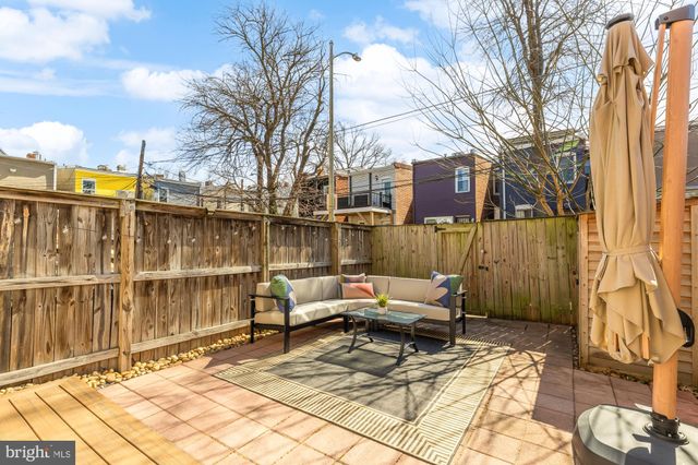 a outdoor space with furniture