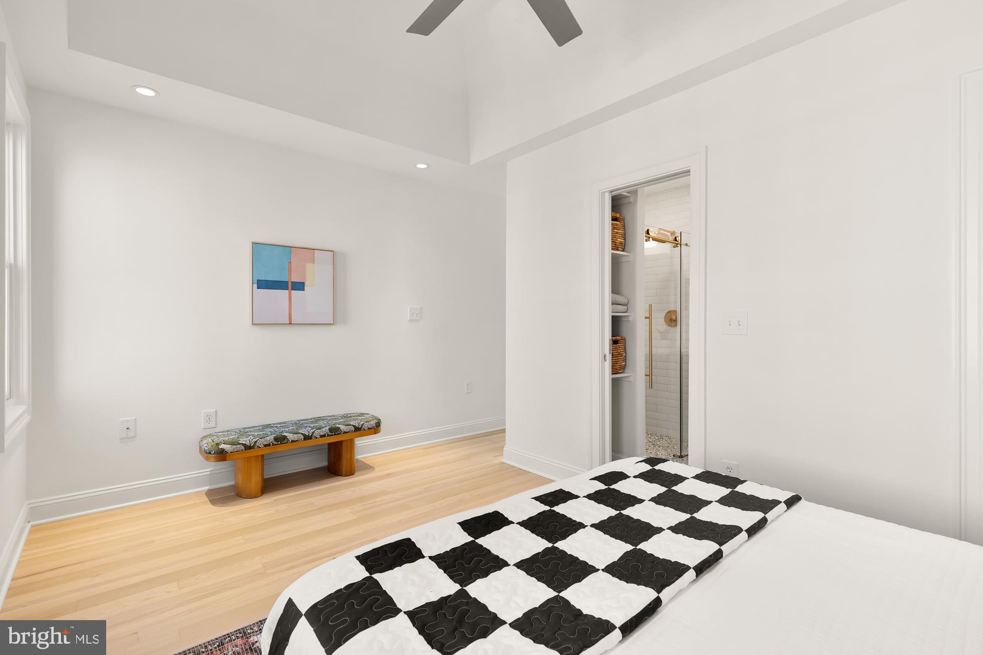 316 Elm Street Northwest Washington, DC 20001 - Photo 23 of 43 a room with a black white checkered floor with a black white checkered floor