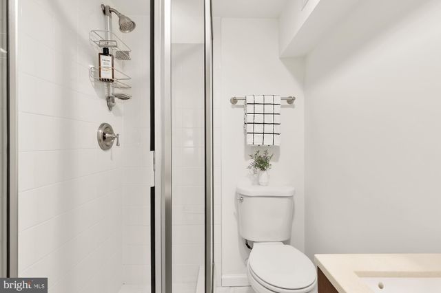 a front view of a brick building