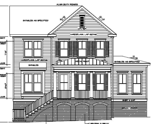 front view of a house