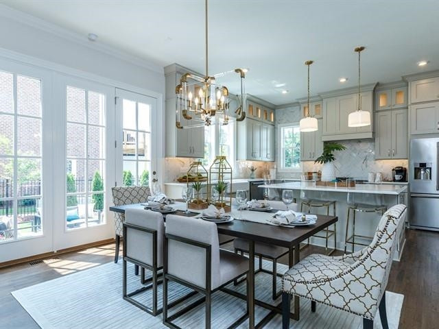 1017 Whitehall Circle Durham, NC 27713 - Photo 9 of 25 a view of a dining room and livingroom view