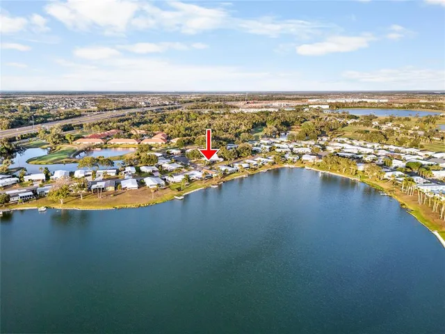 an aerial view of ocean residential house with outdoor space