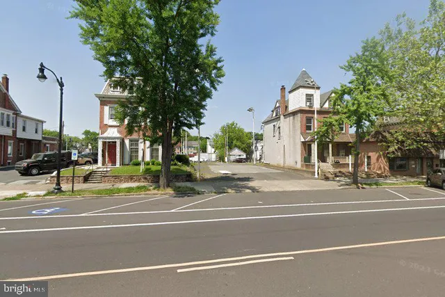 a view of a city street